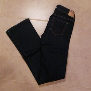 Hollister bootcut dark denim jeans